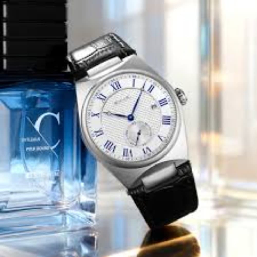 SKMEI 9390 Luxury Stainless Steel Leather straps Quartz Men’s Watch