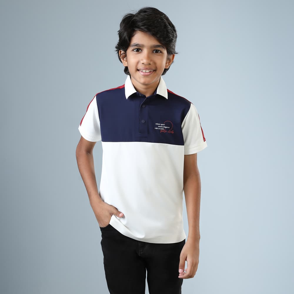 BOYS SHORT SLEEVE POLO SHIRT - REGULAR FIT