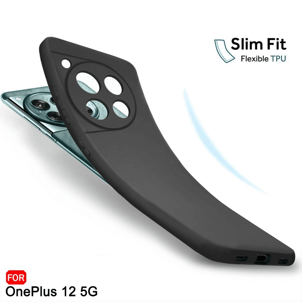 OnePlus 12R Premium Liquid Silicone Protection Back Cover Soft Case