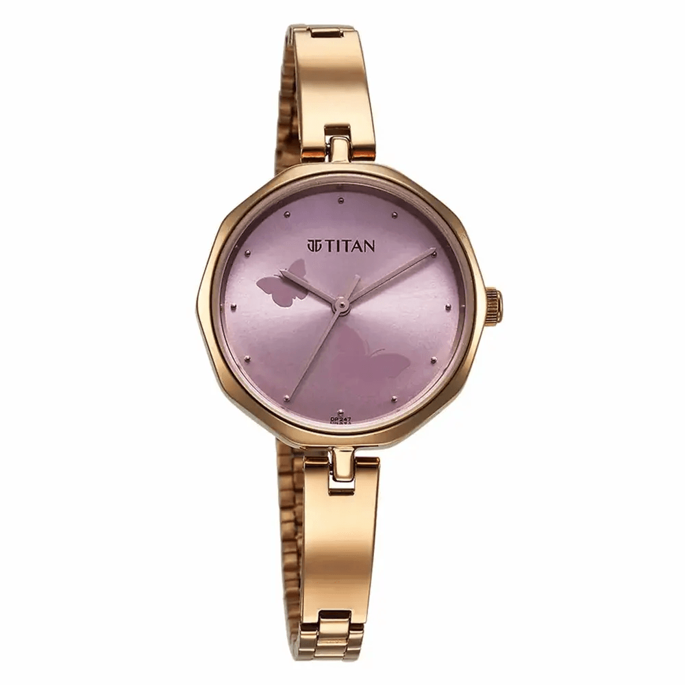 Titan Karishma Quartz Analog Stainless Steel Strap Watch for Women (2702WM02)