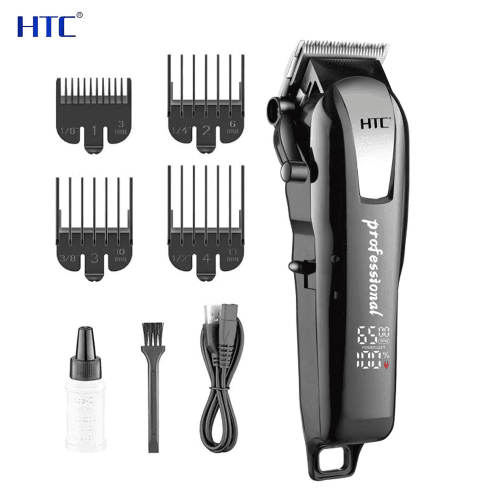 HTC CT-8083 Professional Hair Clipper and Beard Trimmer Salon Series for Men