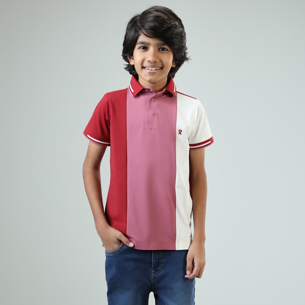 BOYS SHORT SLEEVE POLO SHIRT - REGULAR FIT