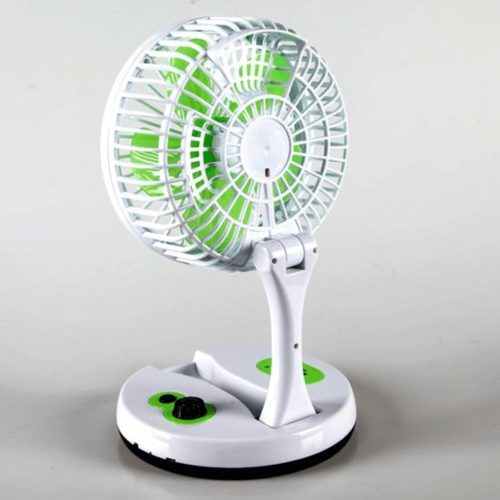 KC-5811 2 in 1 Rechargeable Portable Personal Mini Folding fan with Reading LED Lamp