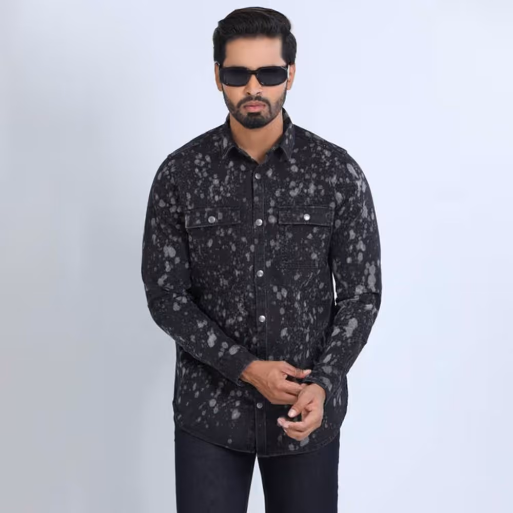 MENS FULL SLEEVE DENIM SHIRT - SLIM FIT
