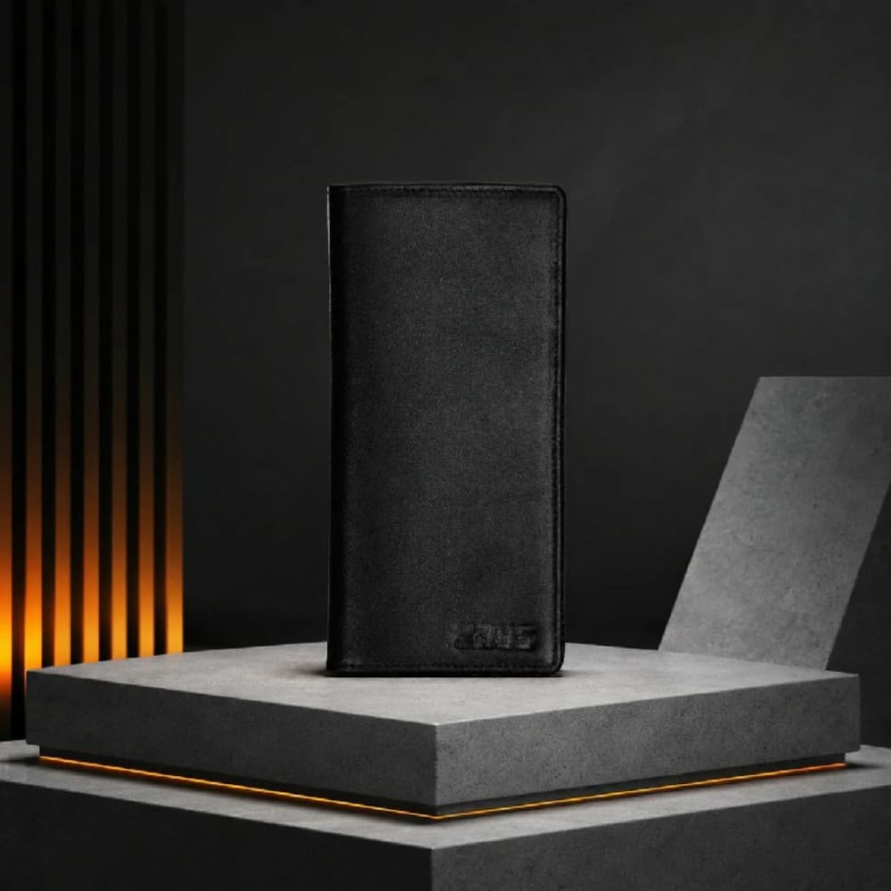 Zays Handcrafted Premium Eco-Friendly Leather Long Wallet for Mobile and Many things