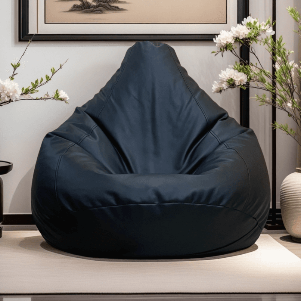 LAZY DUDE XXL Slim Fit Multiple Shaped Lazy Bean Bag - Color Black
