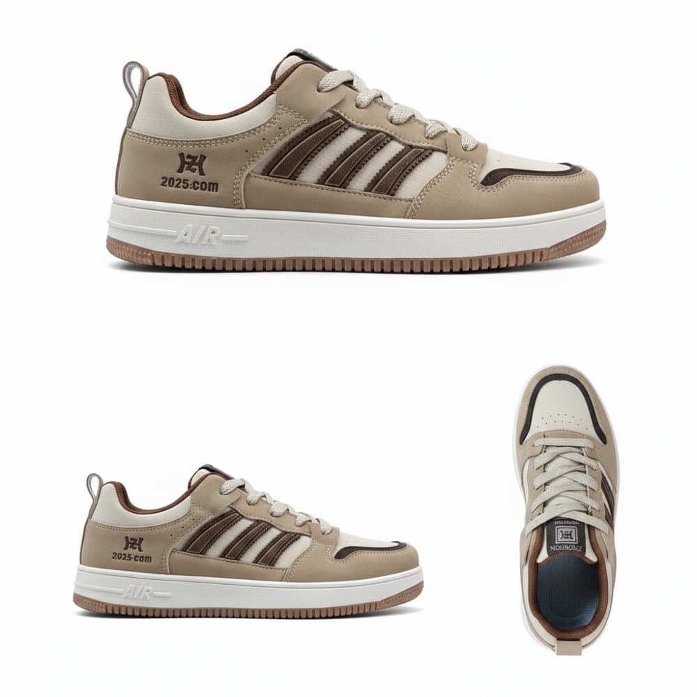 Premium Brown Beige Sneakers for Men | Casual Shoes for Men | Stylish Juta | Comfortable Men Shoes Sneakers