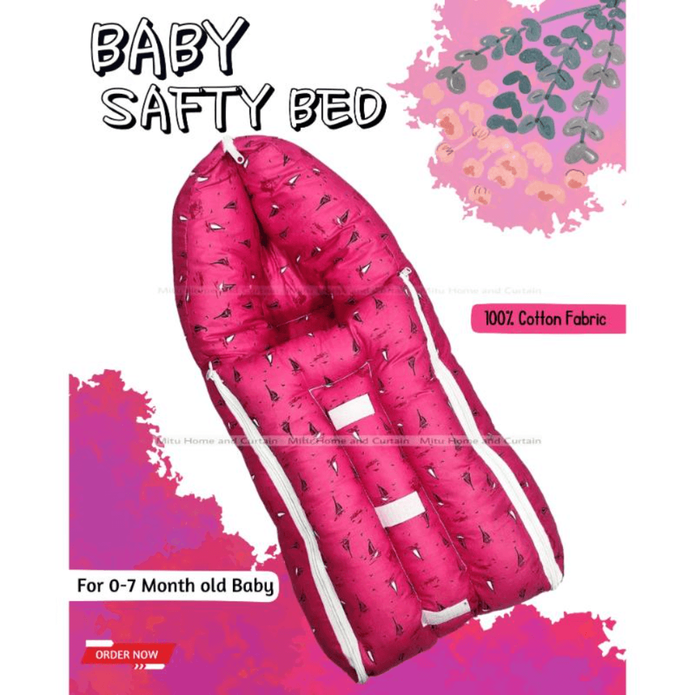 Baby safety bed Baby New born baby protector Baby bed set for 0-7 month