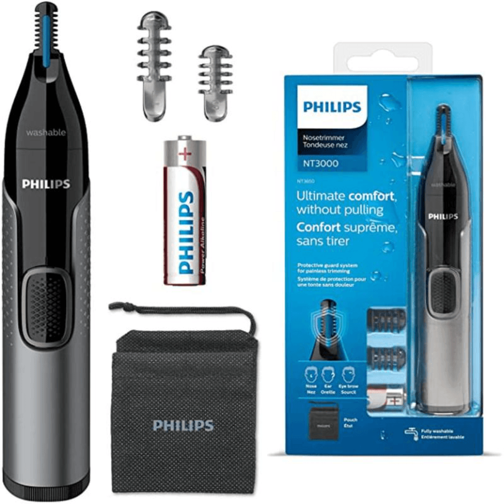 Philips NT3650/16 Nose, Ear & Eyebrow Trimmer Series 3000 for Men