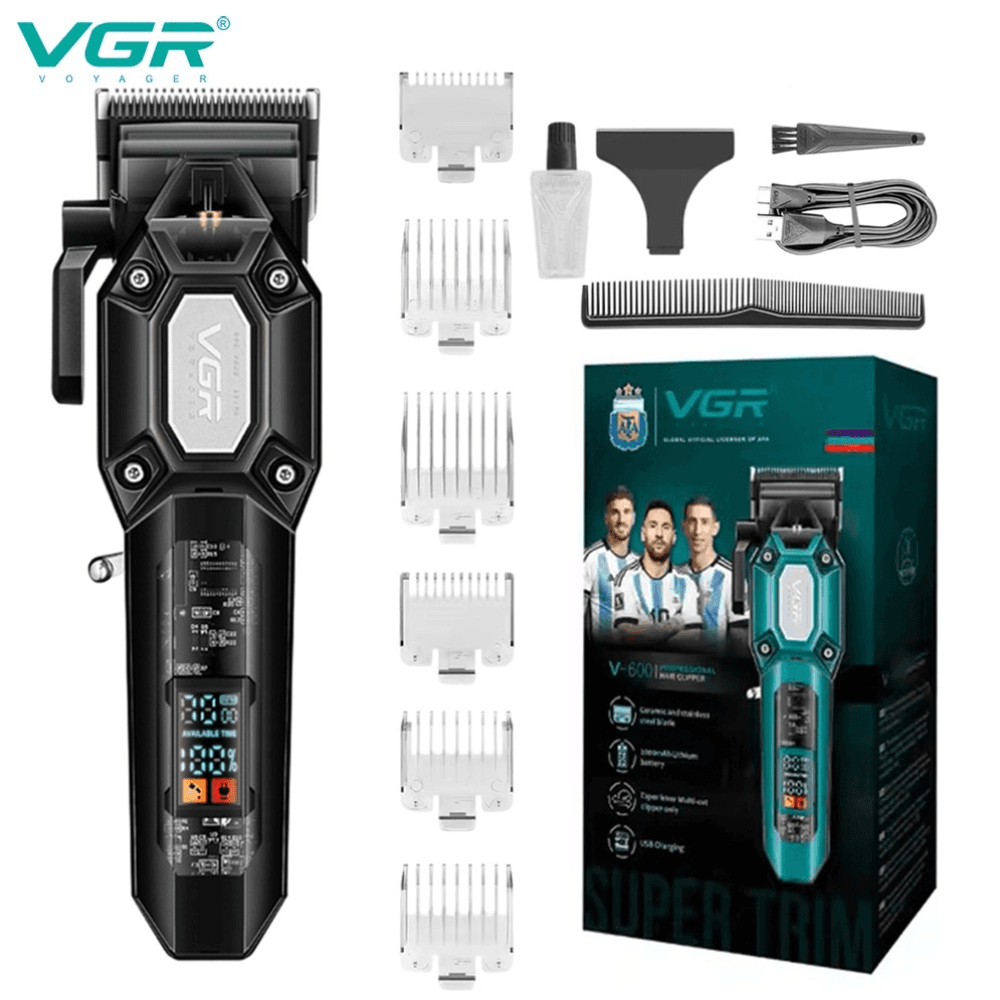 VGR V-600 Professional Hair Clipper and Beard Trimmer Salon Series for Men
