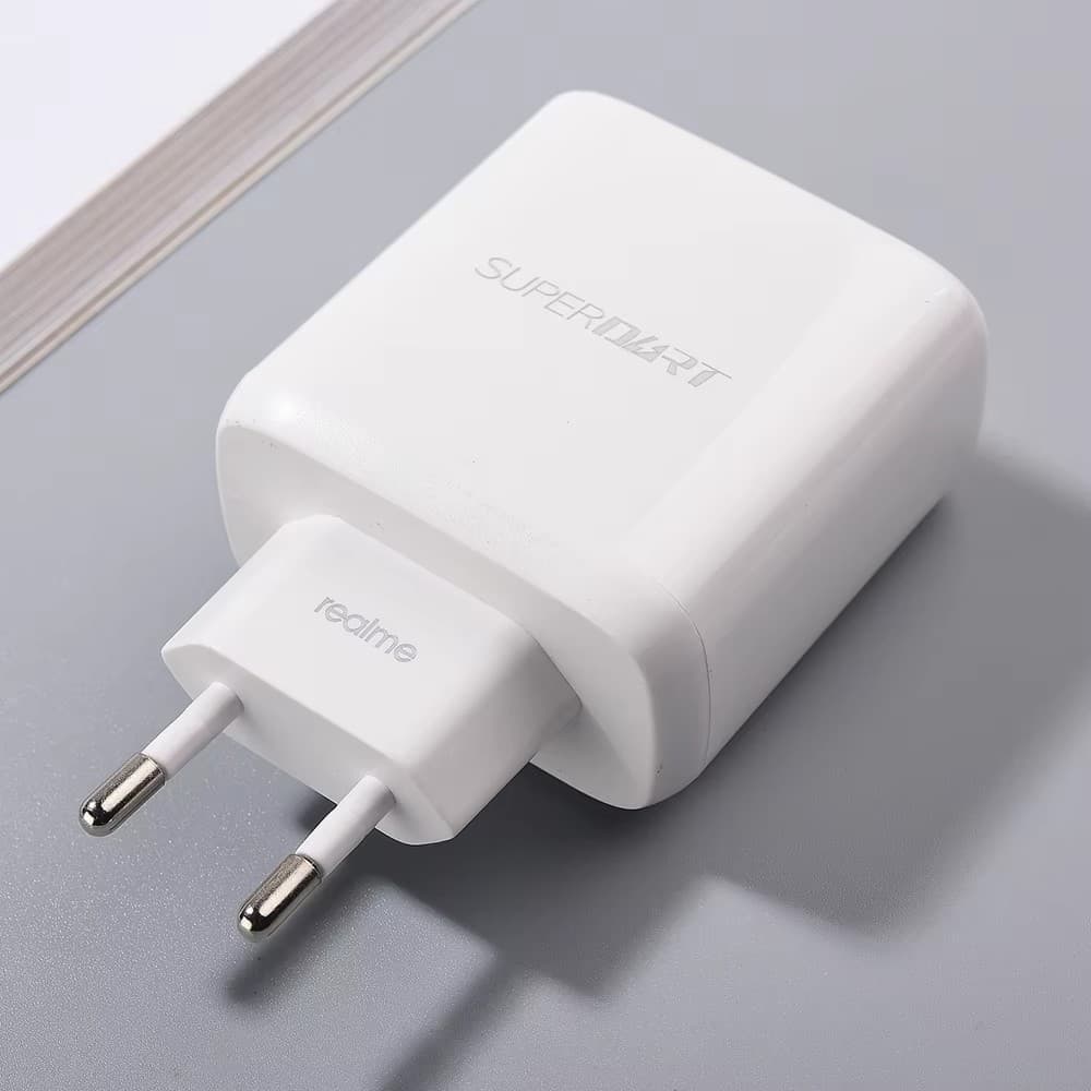 Realme 65W SuperDART Flash Power Adapter With Type C Charging Cable