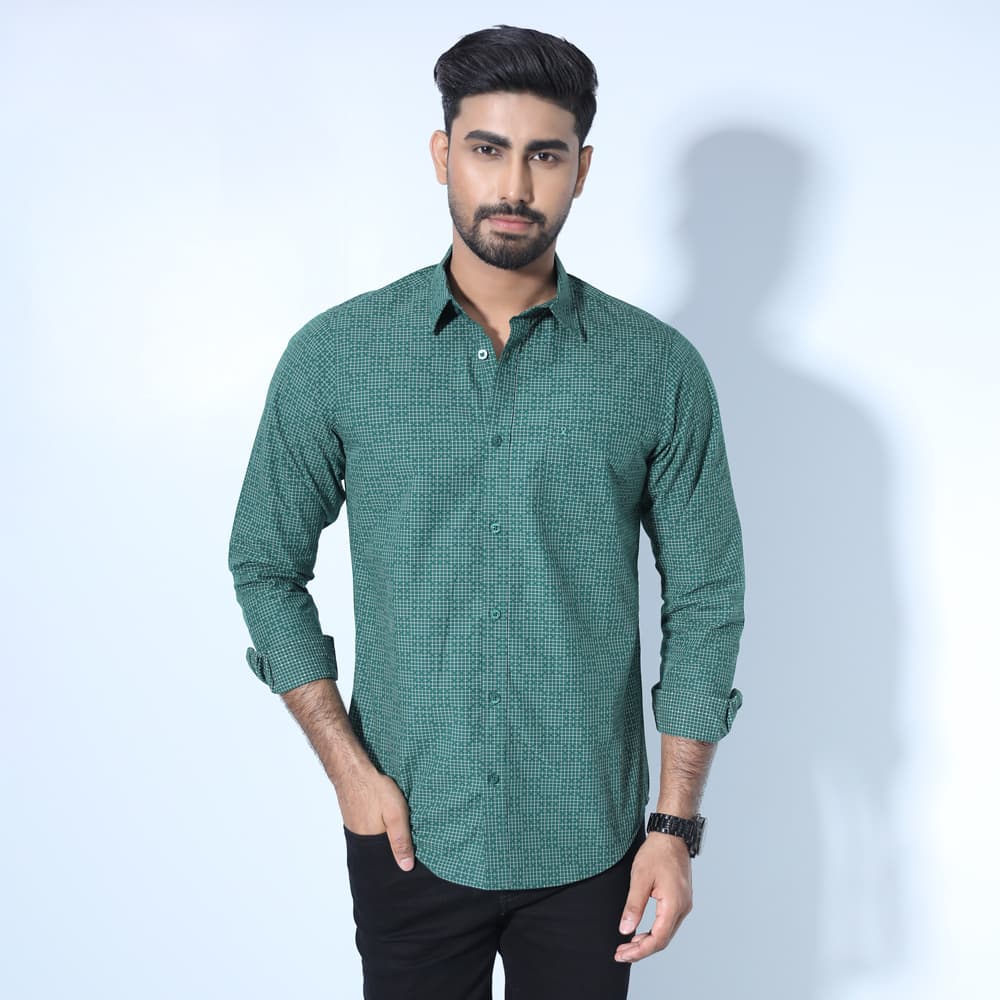 MENS FULL SLEEVE CASUAL SHIRT - REGULAR FIT