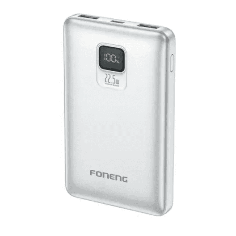 Foneng (PX125) 10000mah 22.5w Fast Charging Portable Power Bank Silver