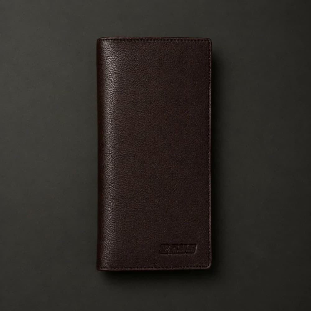 Zays Handcrafted Premium Eco-Friendly Leather Long Wallet for Mobile and Many things