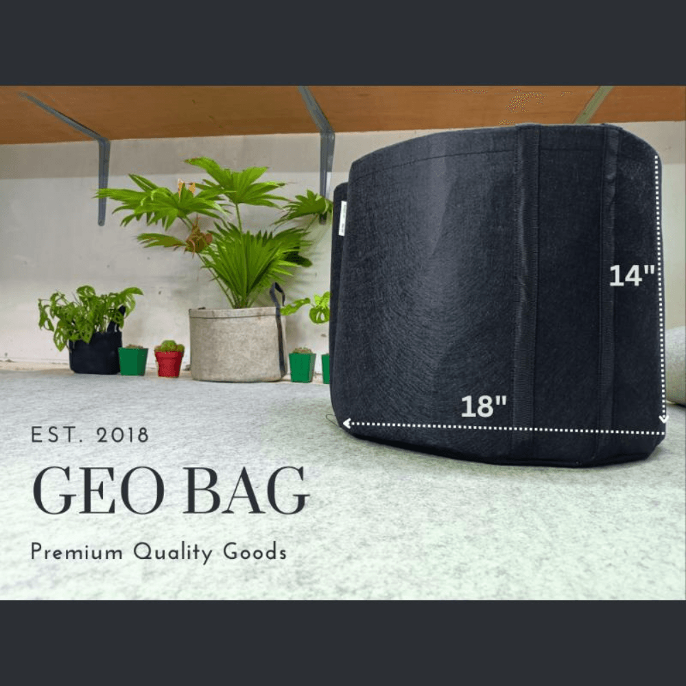 Premium Quality GEO Bag 15 Gallon ( DIa 18" Hight 14" ) -1 PCS / Plant Grow Bags, Synthetic Pot