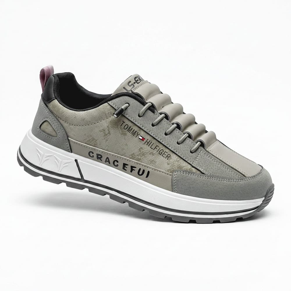Premium Grey Casual Sneakers for Men | Fashionable Men Shoes | Comfortable Juta | Stylish Sneakers for Men