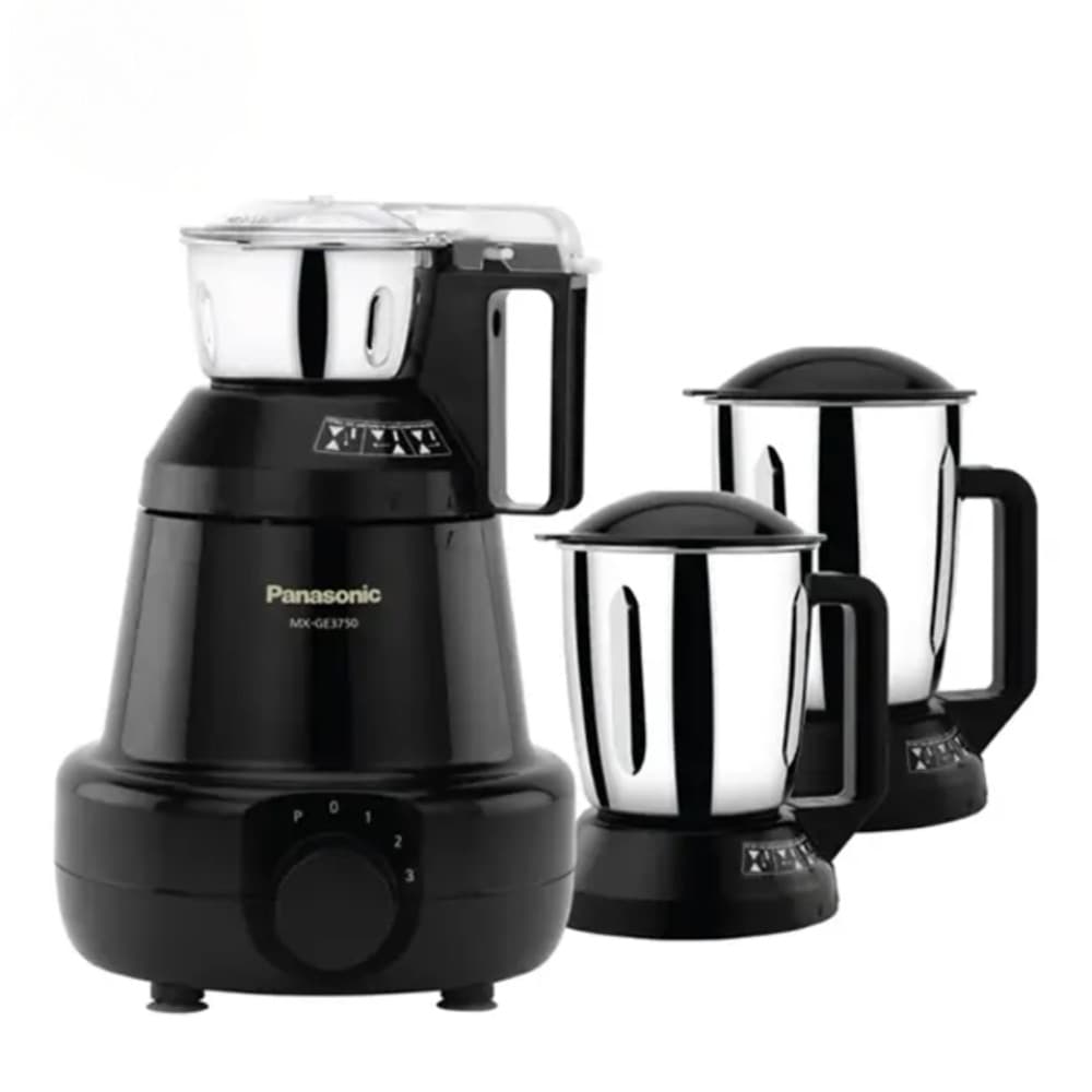 Panasonic 1200W Heavy Duty 6-in-1 Mixer Grinder, 3 Jars (MX-GE3750)