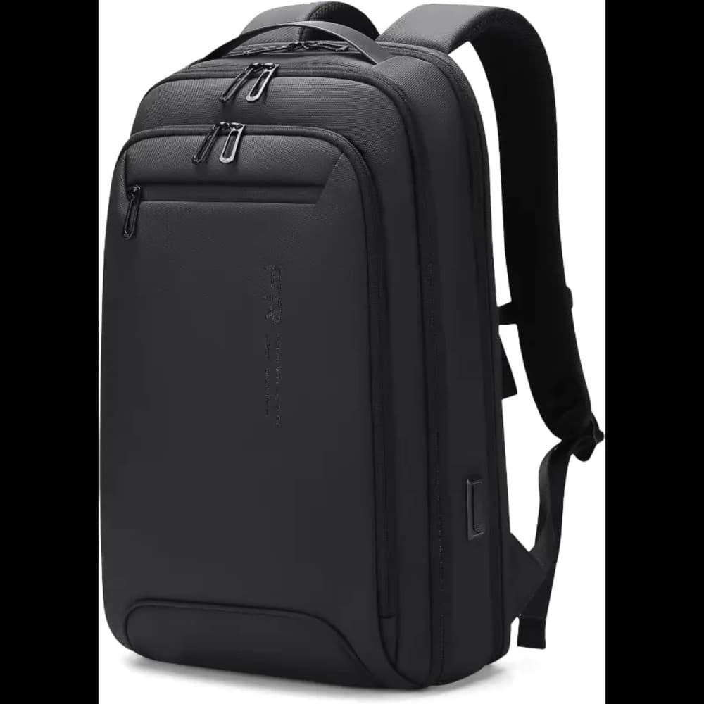 FENRUIEN 7826 Slim Business Backpack for Men, Travel Laptop Backpack Water Resistant Lightweight Work/College 15.6 Inch Computer Backpack with USB
