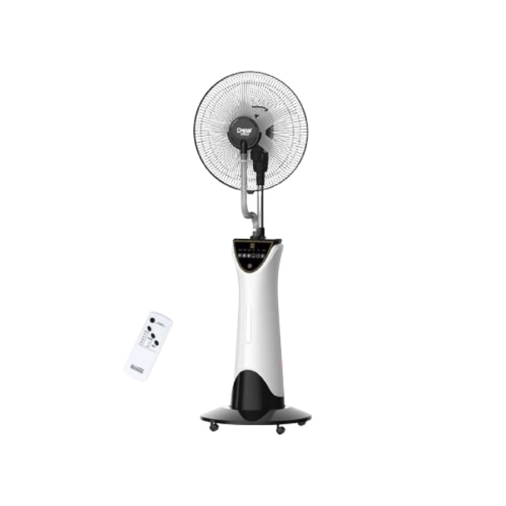 Disnie DMS-16R 16″ Rechargeable Mist Fan with Digital Display and LED Night Light with Remote