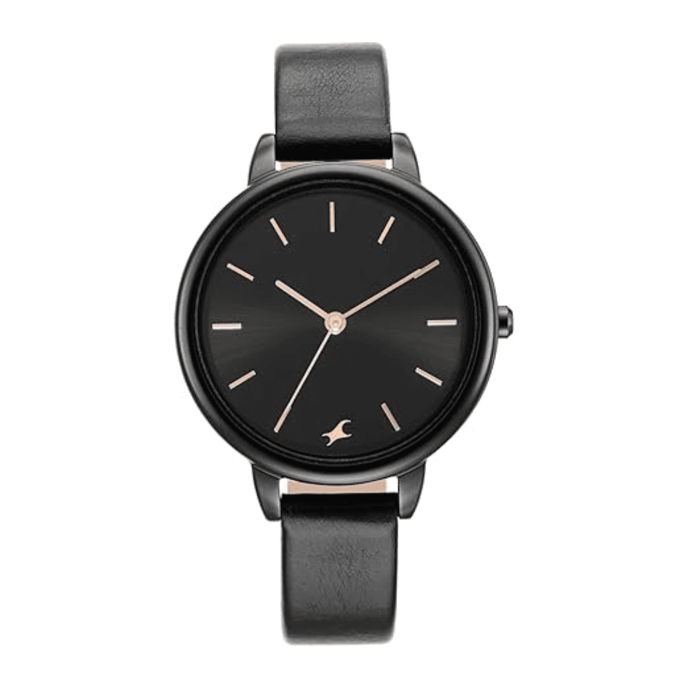 Fastrack Stainless Steel Glitch Analog Women's Watch (6234NL01)