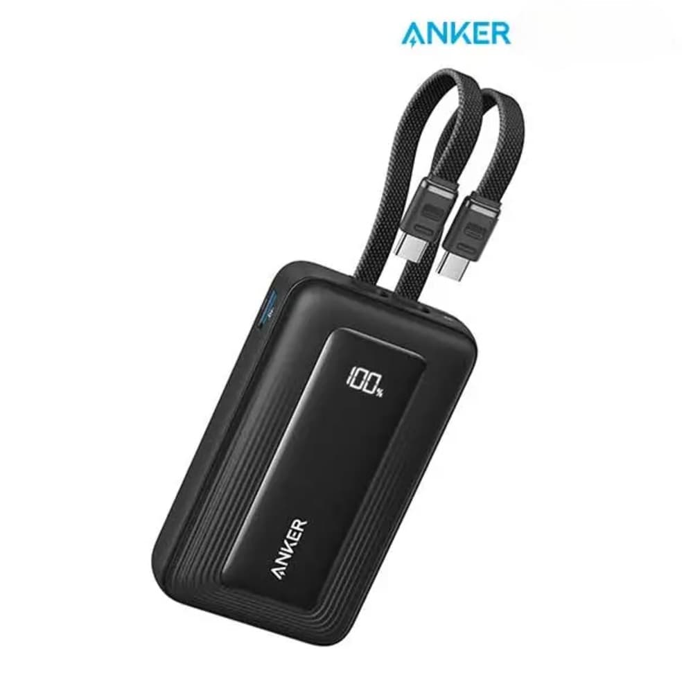 Anker Zolo 10000mAh 35W Power Bank With Built-in Dual Type-C Cable