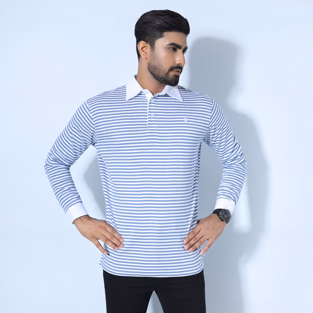 MENS FULL SLEEVE POLO
