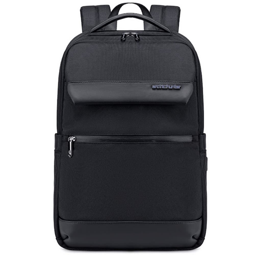 Arctic Hunter B00671 Slim Backpack for Men 16L Compact Office 15.6-inch Laptop Bag 2 Pockets Lightweight Water-resistant Premium Backpack for Office Daily Use College