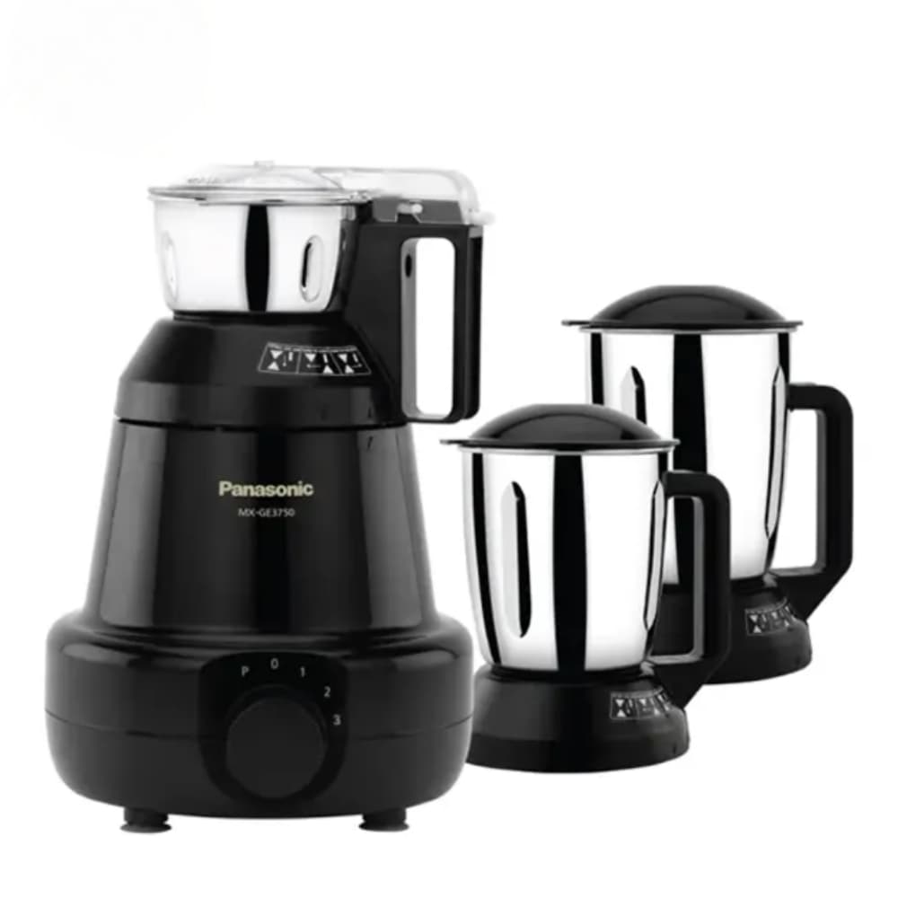 Panasonic 1200W Heavy Duty 6-in-1 Mixer Grinder, 3 Jars (MX-GE3750)