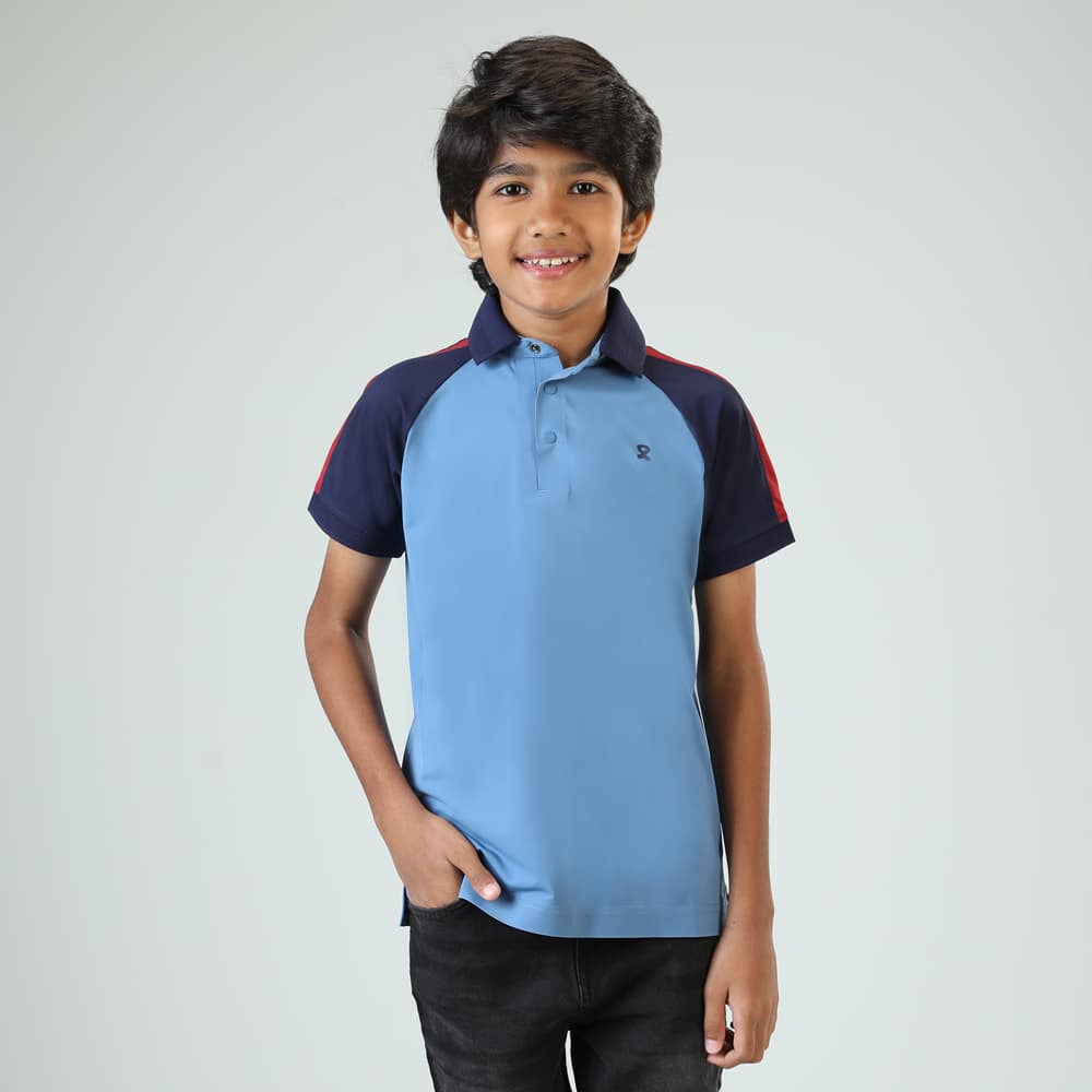 BOYS SHORT SLEEVE POLO SHIRT - REGULAR FIT