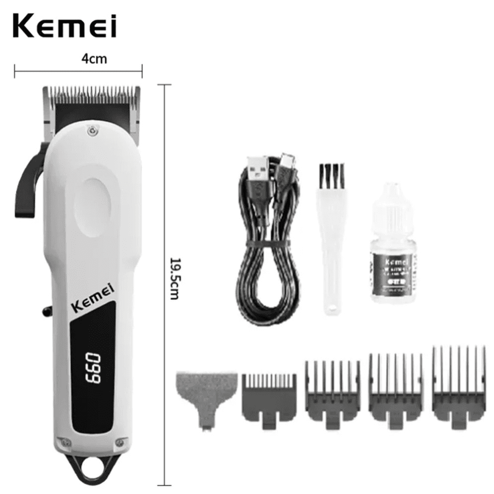 Kemei KM-807 Professional Hair Clipper and Beard Trimmer Salon Series for Men