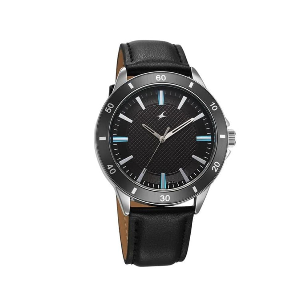 Fastrack Stunners X Black Dial Analog Watch For Men (38160SL03)