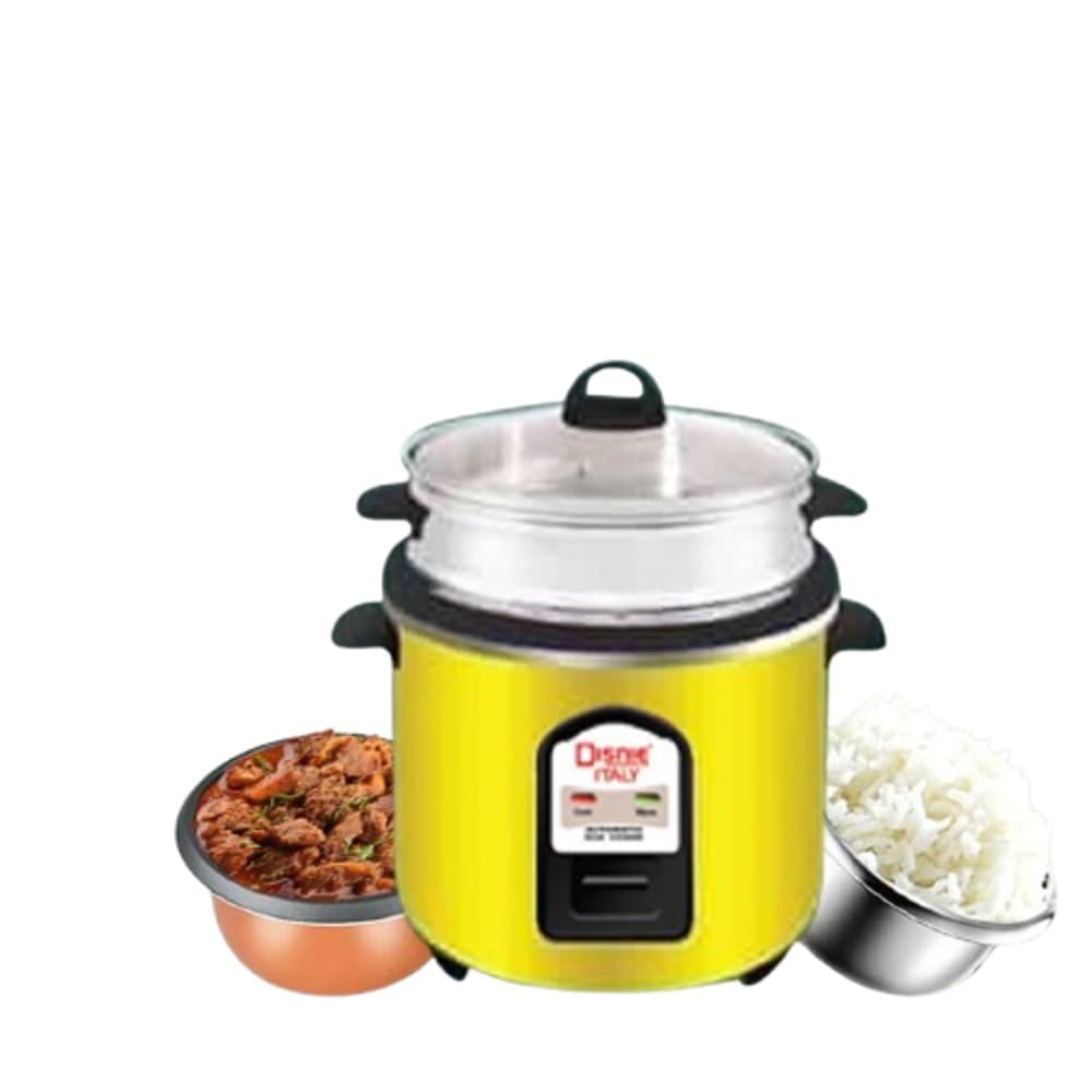 Disnie Automatic Multifunction Double Pot Rice Cooker- 1.8 Ltr - DRCD-1.8L-03O