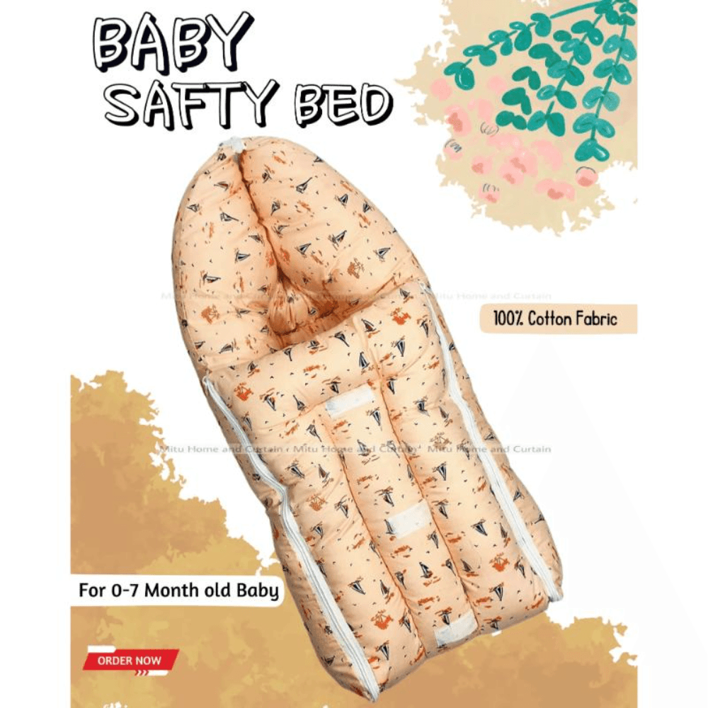 Baby safety bed Baby New born baby protector Baby bed set for 0-7 month