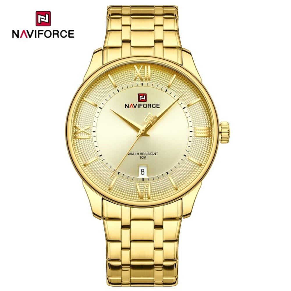 NAVIFORCE 9272 Men's Fashion Quartz Watches in Business-Sport Style Stainless Steel