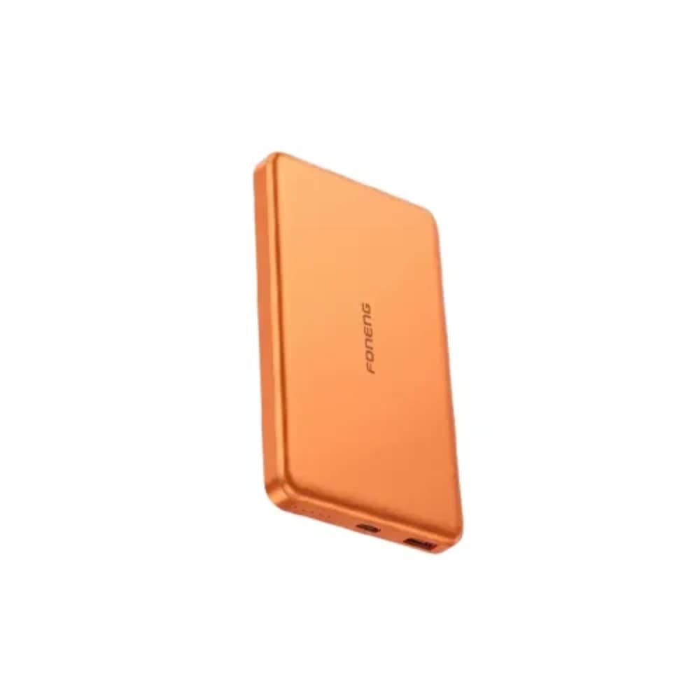 Foneng PX155 5000mAh Ultra-Thin Metal Magnetic Wireless Power Bank (20W+15W)