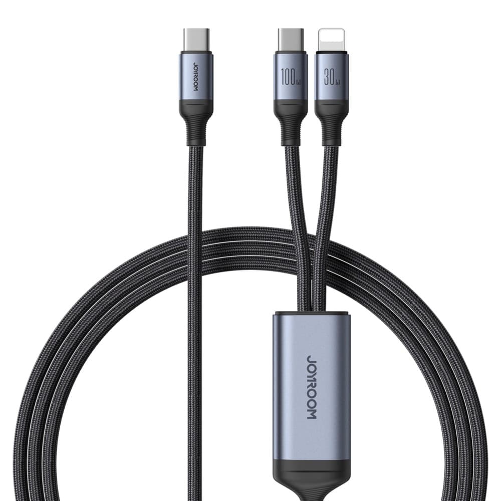 Joyroom Speedy Series S-A21 2in1 USB-C - USB-C / Lightning cable 100W 1.5m