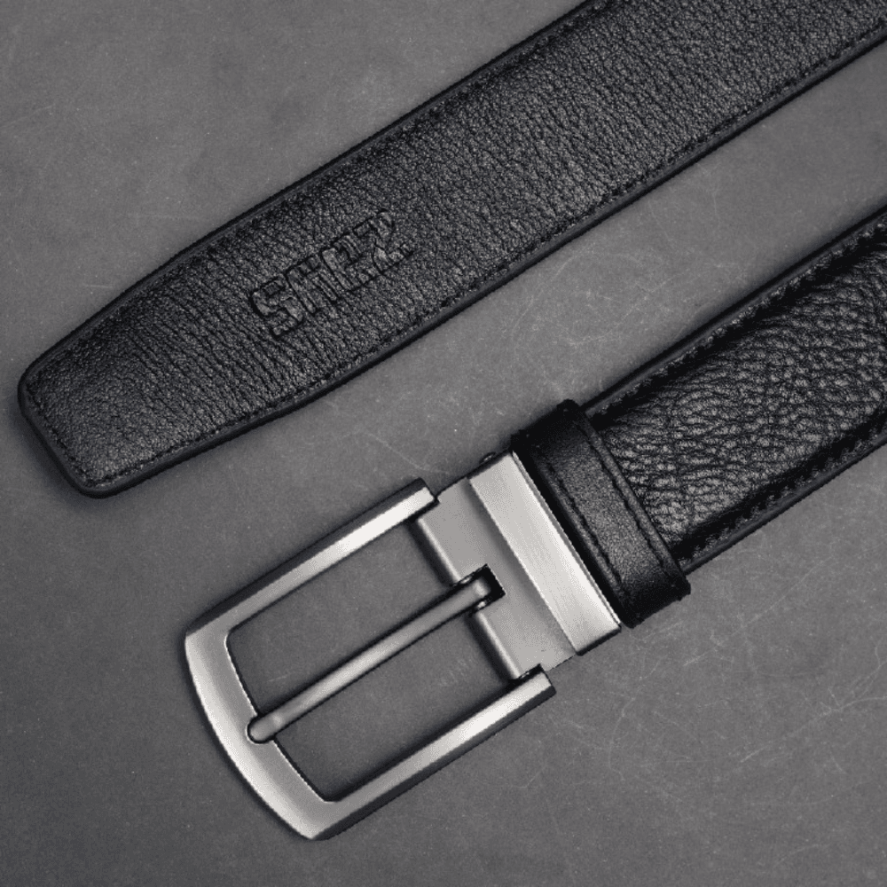 Zays Handcrafted Leather Belt for Men – Full-Grain Cowhide, Adjustable Fit, Stylish & Long-Lasting, Designed for Office, Traditional & Casual Use, Sweat-Resistant, Anti-Crack Build, Ideal for Daily Wear, Travel, Business & Event Outfits, With Premium Box