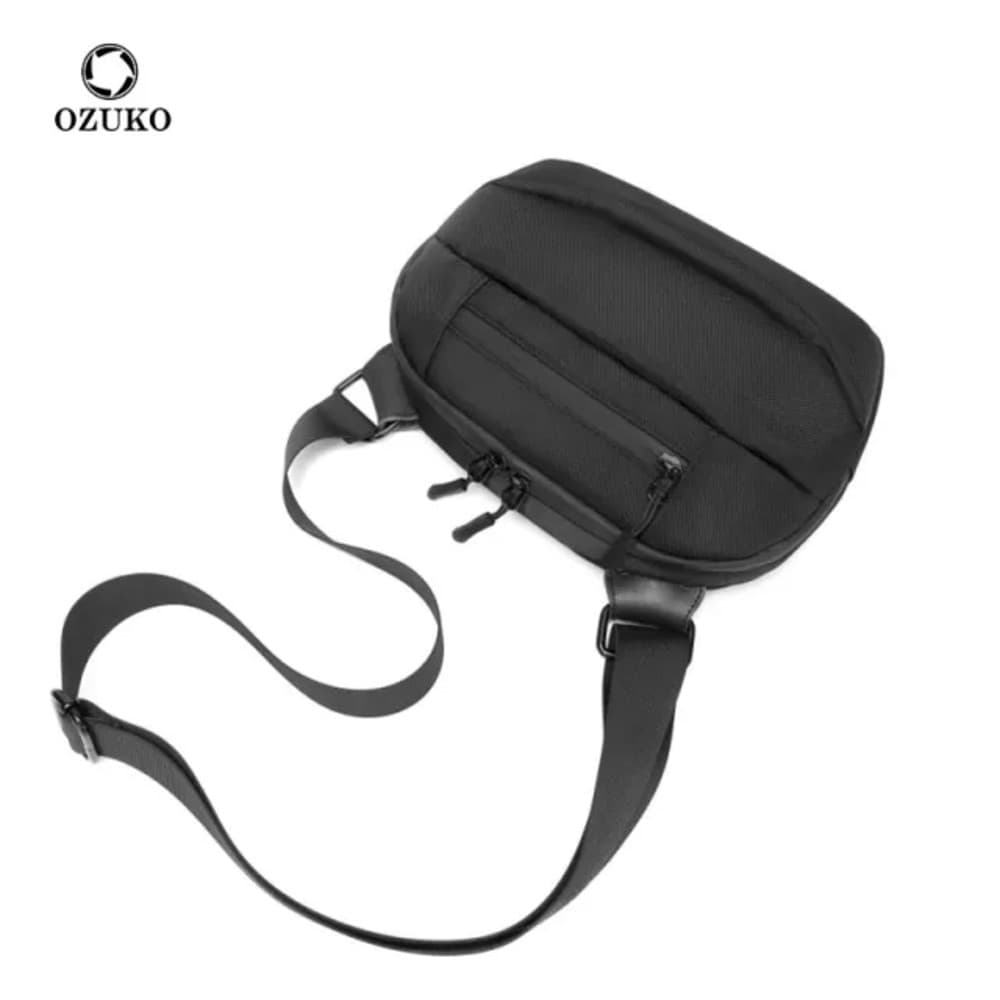 Ozuko 9396 Belt Designers Fanny Pack 2021 Fashion Cellphone Mini Crossbody Bag Single Crossbody Men Shoulder Bag