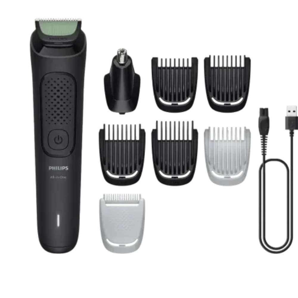 Philips MG3917/15 All-in-One Grooming Kit with 8 Attachments for Face, Hair & Body