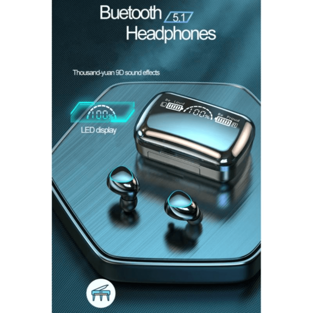 Mocho M10 TWS Bluetooth Wireless Headphones with Charging Box.