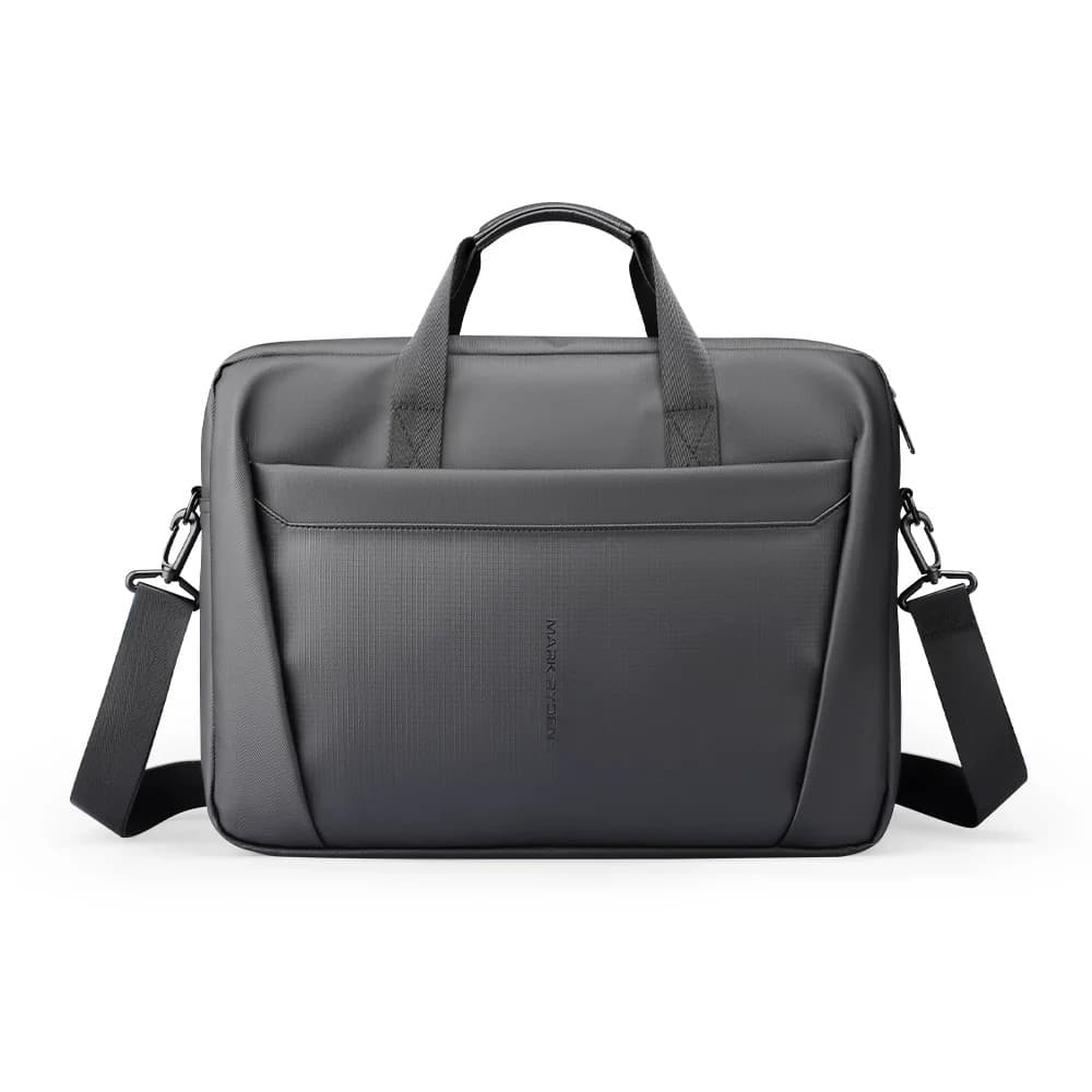 MARK RYDEN MR 616D Laptop Bag 15.6 Inch, Digital Series Slim Briefcase, Oxford Business Shoulder Bag with Multi-Compartments, Trolley Strap & Water-Repellent Fabric
