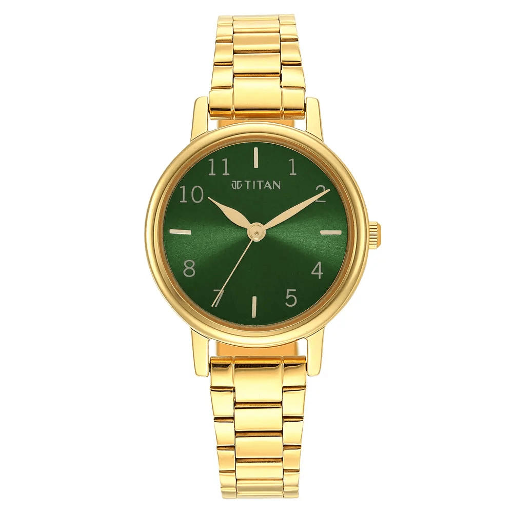 Titan Karishma Analog Stainless Steel Strap watch for Women (2678YM01)