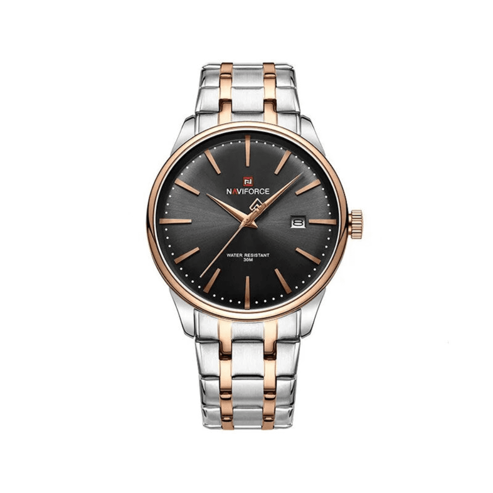 NAVIFORCE NF9230 Men’s Gentle Elegant Waterproof Commuter Quartz Calendar Watch
