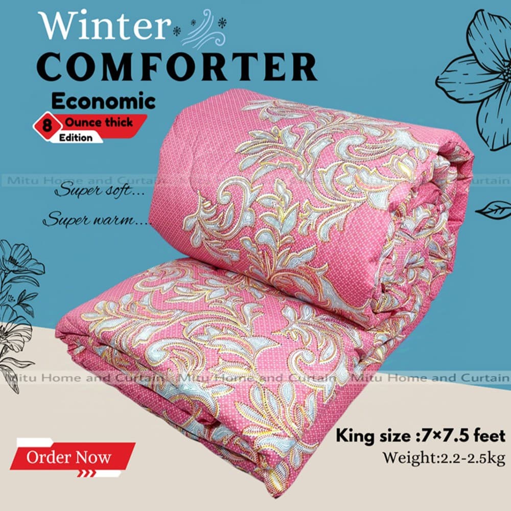 Comforter King size Exclusive Comforter with full cotton fabric 84* 90 inch European cube style (1pcs Box) weight 2.2kg-2.5kg
