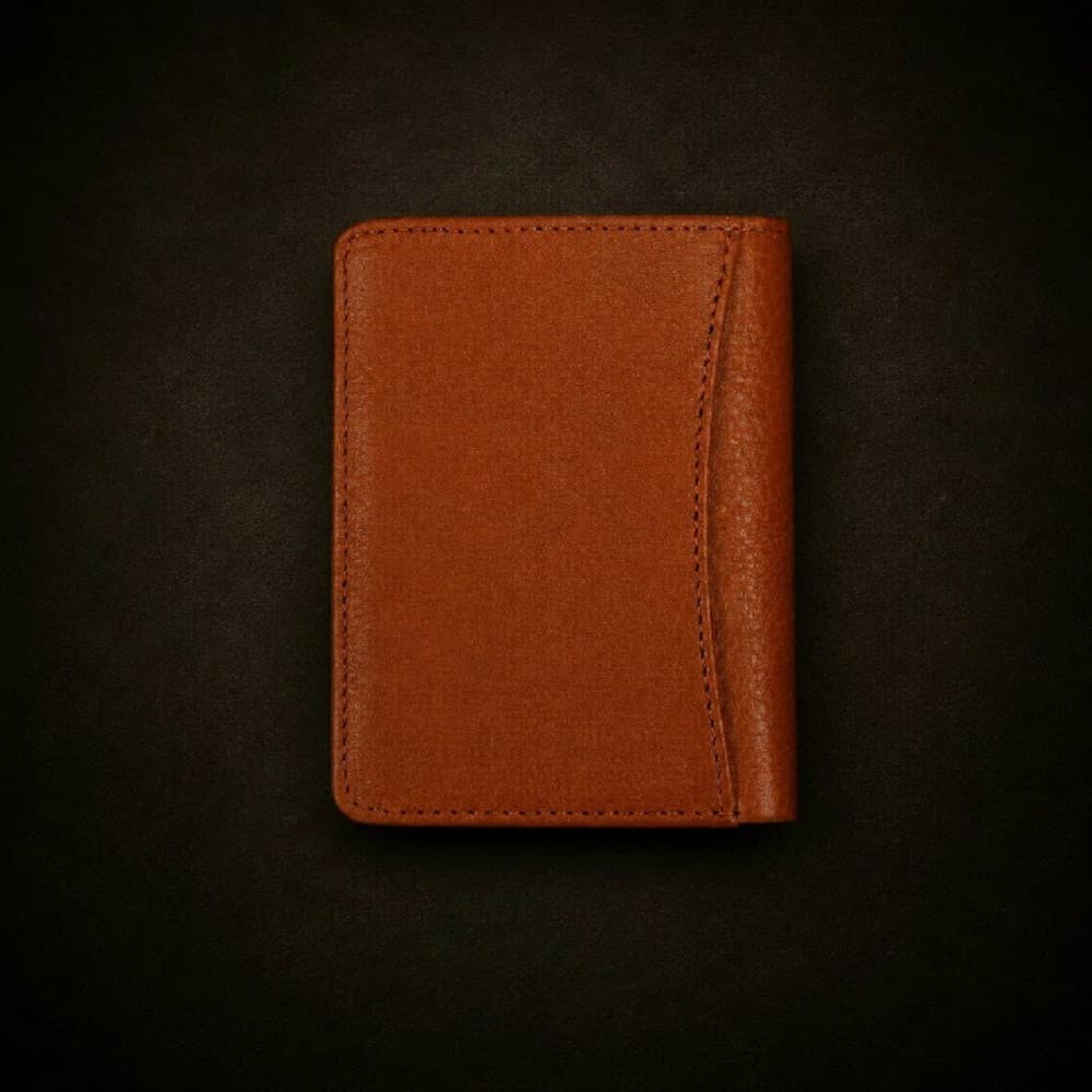 Zays Handcrafted Premium Leather Super Slim Card Holder Mini Wallet
