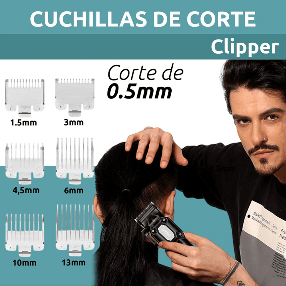 VGR V-600 Professional Hair Clipper and Beard Trimmer Salon Series for Men