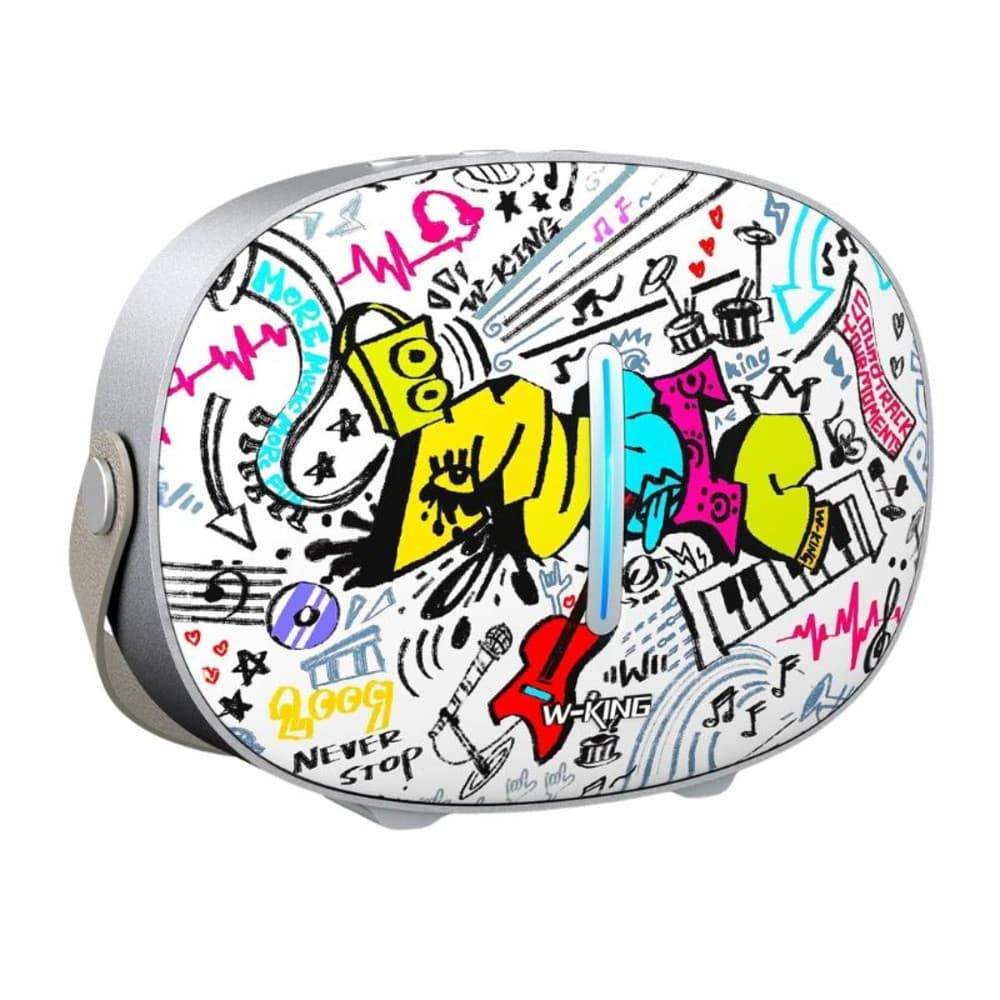 W-KING T8 II Portable Bluetooth Speaker with Deep Bass (Graffiti)