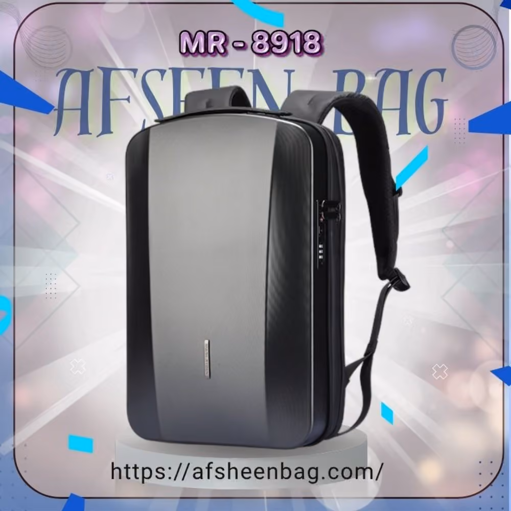 MARK RYDEN MR-8918 Future Series Premium Anti-Theft Hard Shell Laptop Backpack | 17.3" Laptop | TSA Lock | USB Charging | Water Resistant
