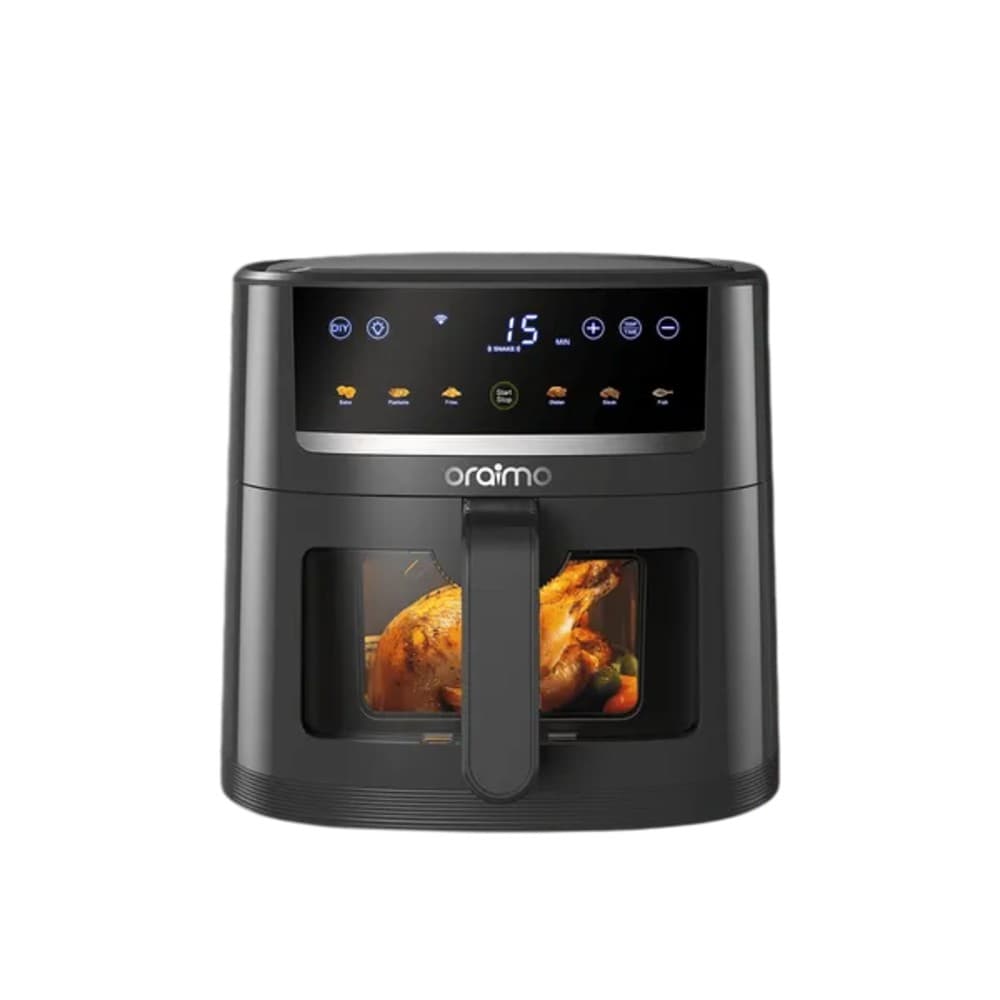 oraimo NutriFry S1 Ultra 1500W 6L App Control Full Touchscreen Air fryer (OAF-521A)