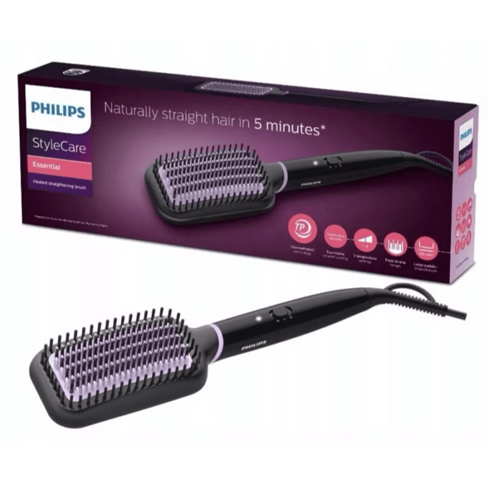 Philips BHH880/00 StyleCare Essential Heated Straightening Brush